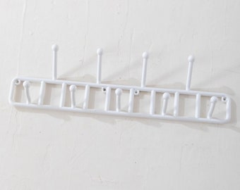 White Plastic Wall hooks