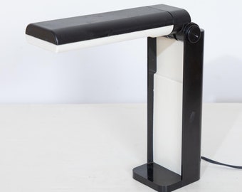 Marksman Desk Lamp 1980's Taiwan Black White