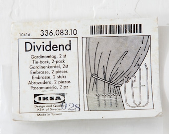 IKEA DIVIDEND Curtain Tie Back set