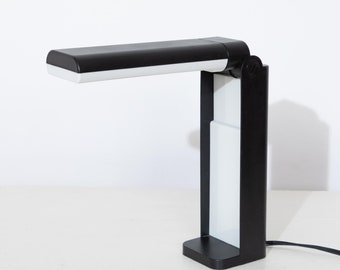 Marksman Desk Lamp 1980's Taiwan Black White