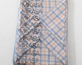 Mikasa Table Linen Set of 4 Napkins and 4 Placemats Cotton