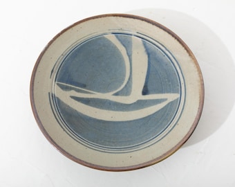 Eric Norstad Plate 11-3/8" Blue