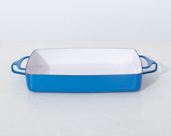 Dansk Roasting Pan France 10.75" Ihq Jens Quistgaard Kobenstyle Blue
