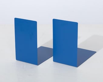 Jakob Maul Bookends Metal Blue Set of 2