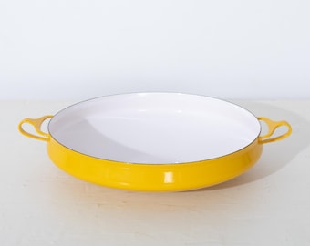 Dansk Kobenstyle Paella Pan Yellow 13.5" JHQ Jens Quistgaard France