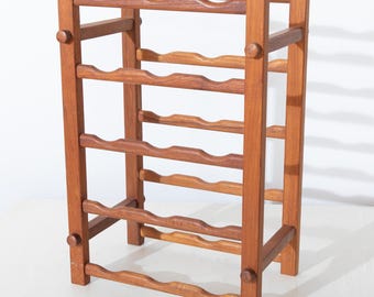 Teak Wine Rack