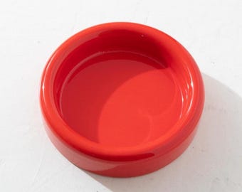 Ceramic Catch All Dish Red 8-5/8"