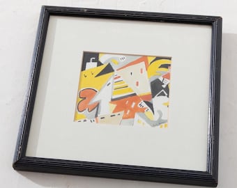 Abstract Watercolor by Marcia Schwan