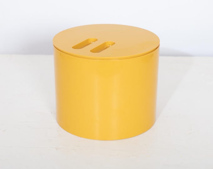 Featured listing image: Eva Ice Bucket by Jorge Zalszupin Yellow, c. 1970 Plastic Brazil
