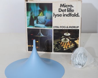 Micro Pendant Lamp Lyfa/FOG & MØRUP Made in Denmark NOS