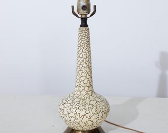 Chalkware Table Lamp by F.A.I.P.