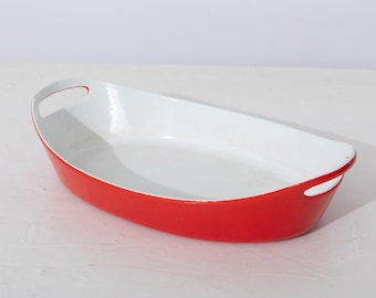 Enamel Baking Dish by Michael Lax for Copco Red