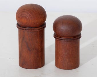 Dansk Pepper Mill and Salt Shaker Teak Gunnar Cyren