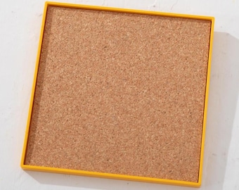 Match 1 Cork Board by Andre Morin Wall System Accessory Yellow
