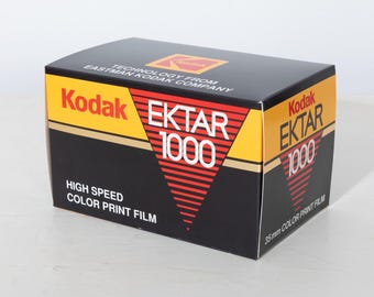 Kodak Film Advertising In Store Display Box Ektar 1000 Film 8.25"L