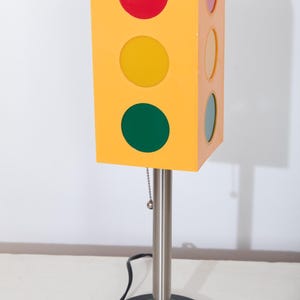Traffic Light Table Lamp With Acrylic Shade - Etsy