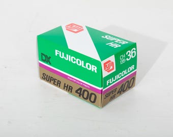 Fuji Film Advertising In Store Display Box 1980's Super HR 400 4.75"L
