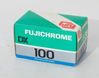 Fuji Film Advertising In Store Display Box 1980's Fujichrome 100 4.75"L