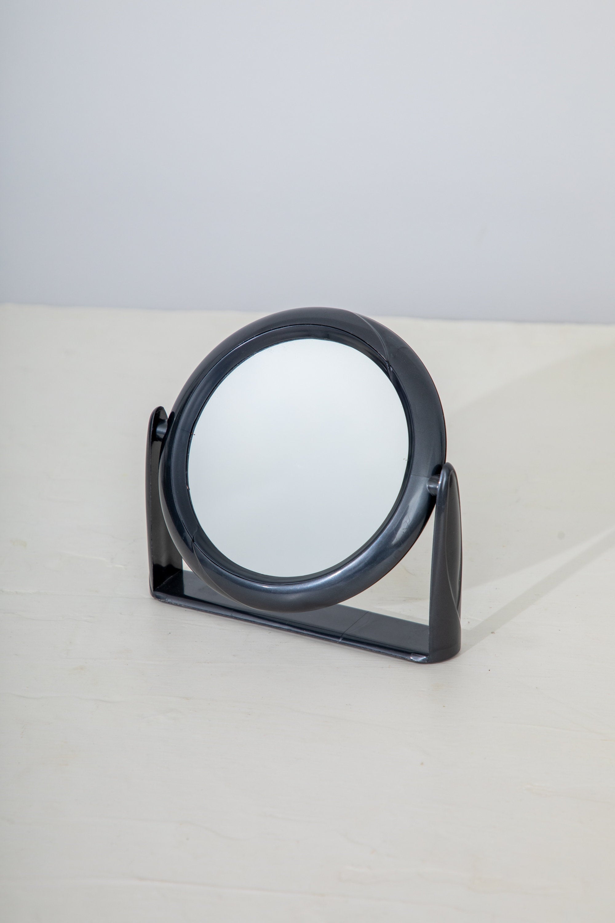 Home & Living Small Black Art Deco Plastic Swivel Tabletop Vanity