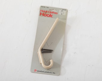 Hat and Clothes Hook Plastic Crawford Products