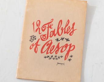 12 Fables of Aesop Paperback 1967