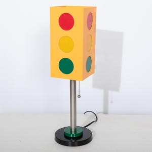 Traffic Light Table lamp with Acrylic Shade