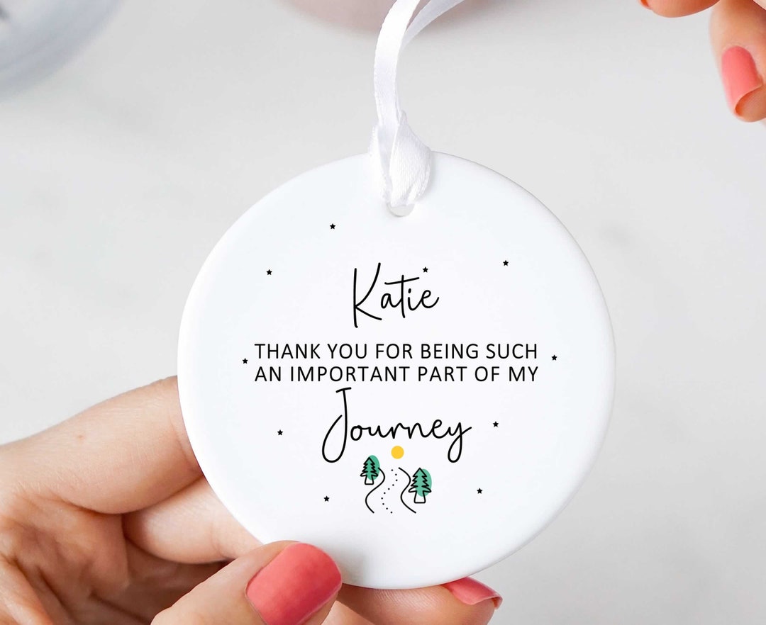 Thank You Being Part Of My Story Ceramic Ornament
