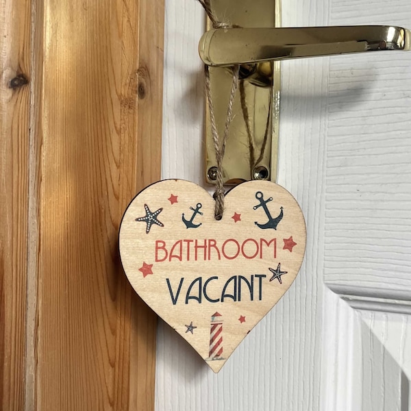 Toilet Engaged Sign Etsy UK