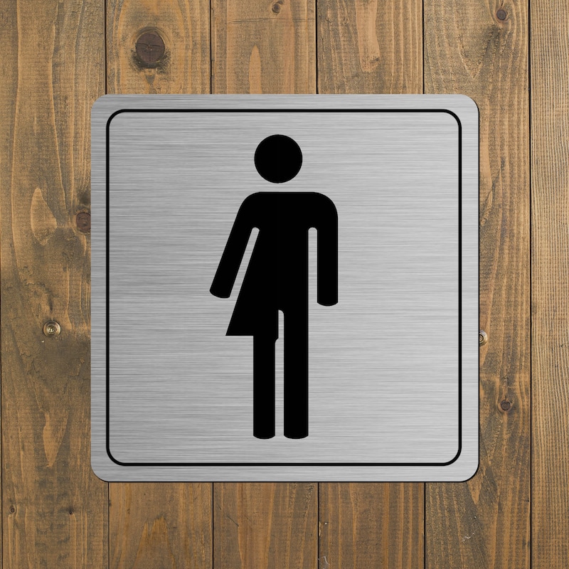 Inclusive Toilet Sign - Etsy UK