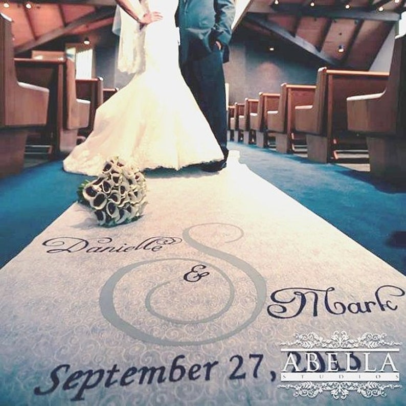 Wedding Aisle Runner Fabric Lace Personalized Etsy