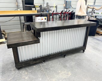 Valrico Metal Sales Counter - with drop