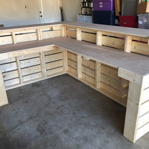 Hello Elyse 75 L Reception Desk - Unfinished L shape 2 level desk, front desk, L shape desk