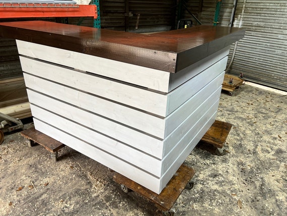 Barnwood sale reception desk