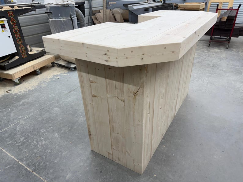 Aurora Unfinished Home Bar