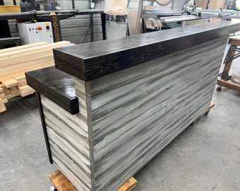 Hello Shabby Reception Desk - 2 level
