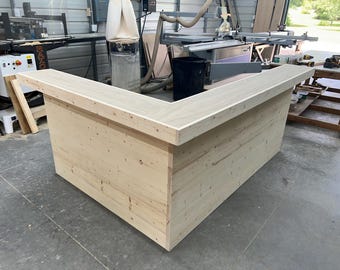 Unfinished Chesterfield Reception Desk