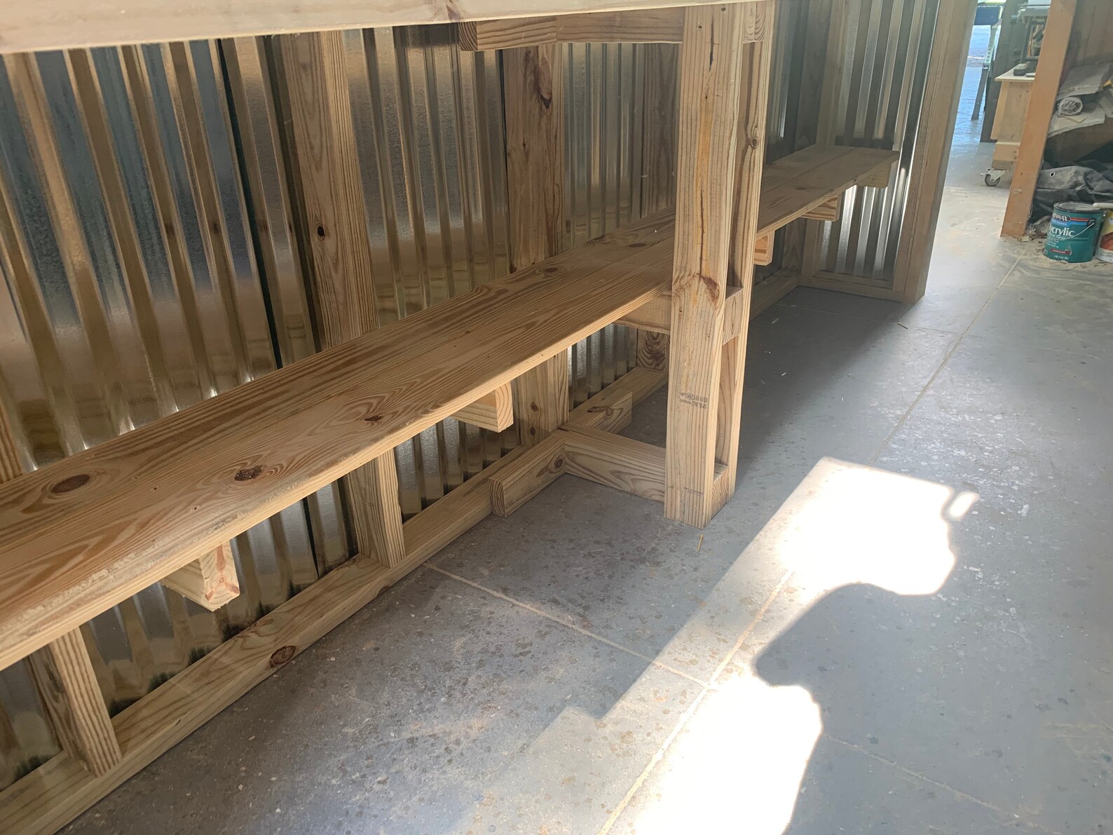 Straight Top Metal Large Outdoor Rustic Style Real Pressure Etsy