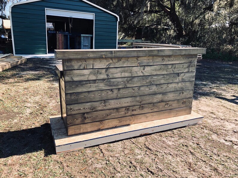 The Ebony Hello Shabby 7 Foot Shabby Chic Rustic Barn Etsy