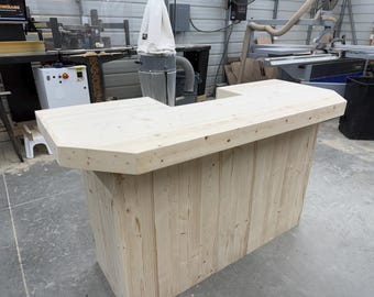 Aurora Unfinished Home Bar