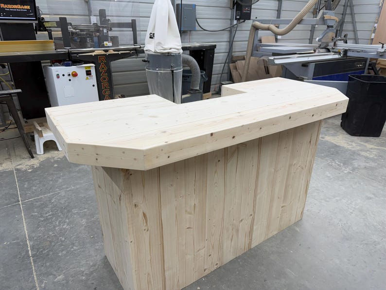 Aurora Unfinished Home Bar