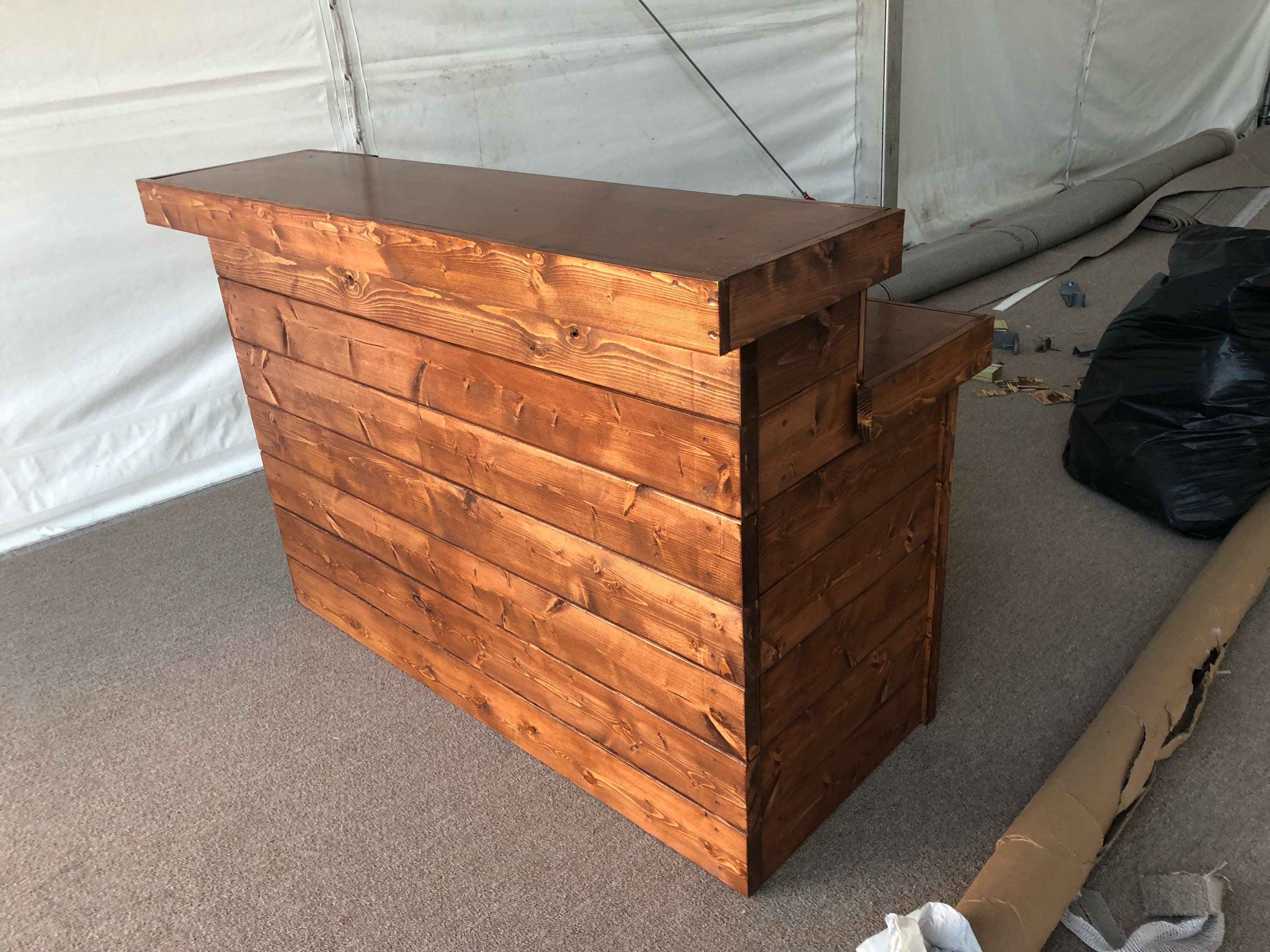 Custom Canyon Reception Desk 7 Foot Pallet Style Or Barn Wood