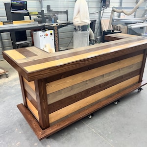 Thomas U Shape Finished Patio Home Bar - Indoor Bar