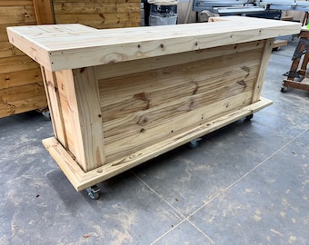 Thomas U Shape Wood Outdoor Home Bar