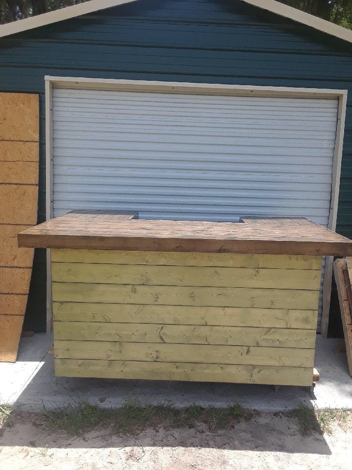 The Horizontal Olive And Espresso 4 X 7 X 4handmade Wood Outdoor