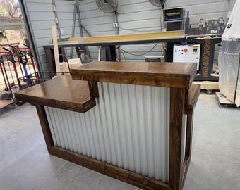 Lavonne Metal Sales Counter - with Privacy Tower & ADA drop