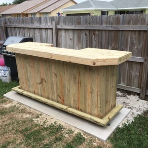 foo-BAR Wood - Rustic style pressure treated bar