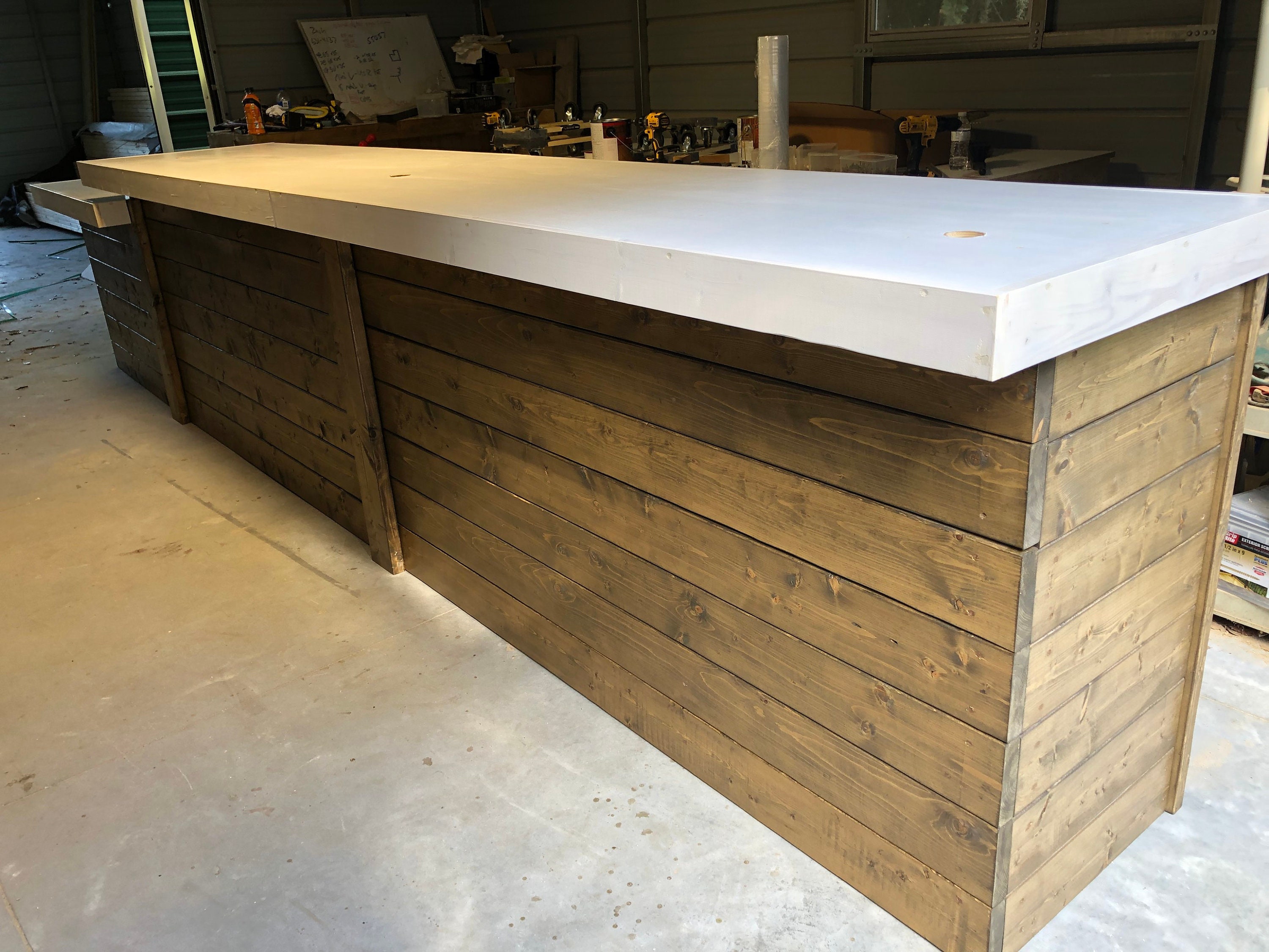 The Coffee Shop 17 Finished Real Wood Sales Counter Or