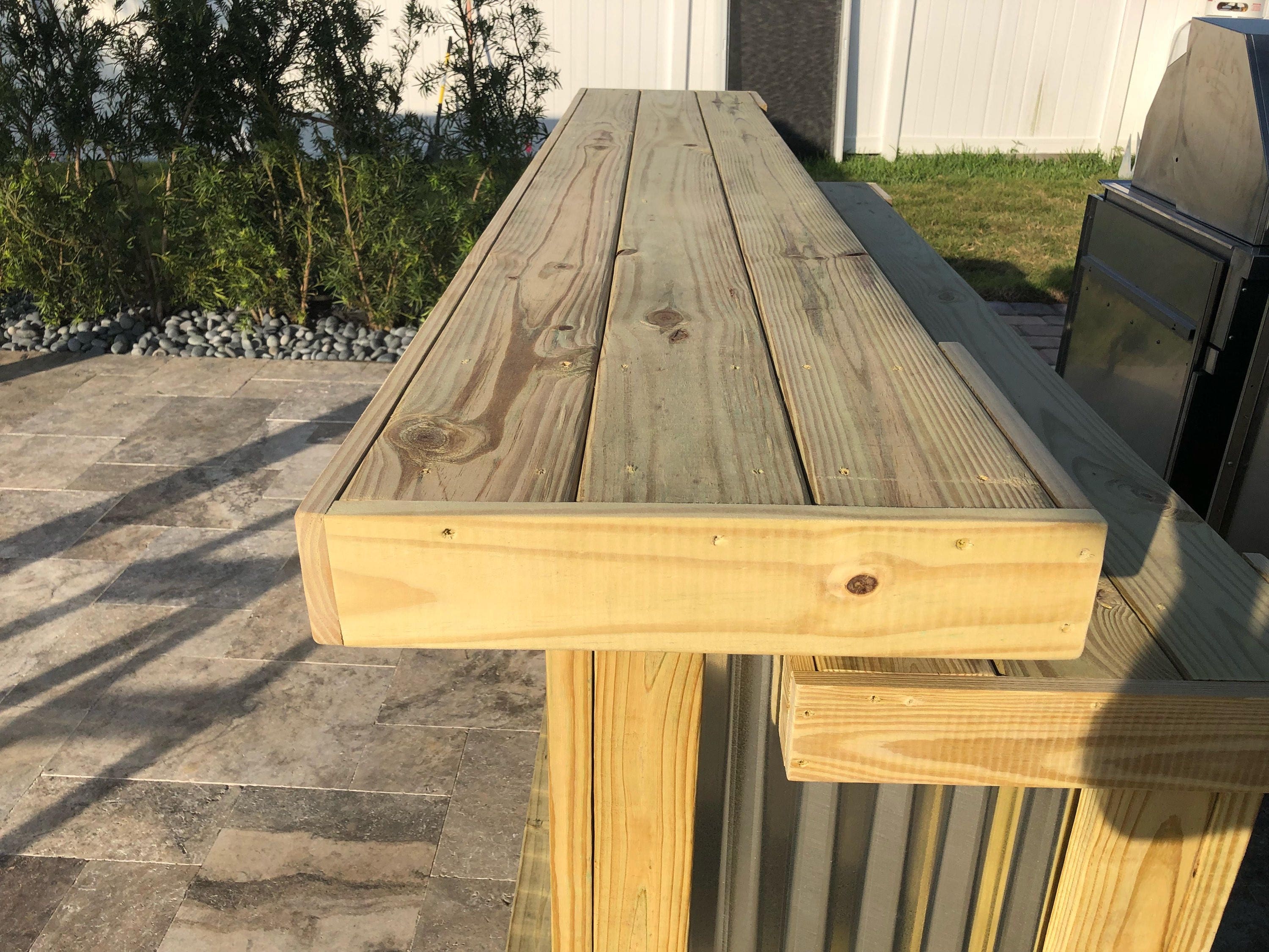 The Outdoor Buffet 8 Exterior Treated Wood And Corrugated Metal
