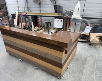 Hello Shabby 2 level, L shape Reception Desk