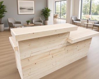 Lavonne Sales Counter - Unfinished with Privacy Tower & ADA drop